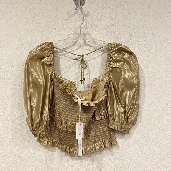 NWT V. Chapman Leilani Blouse Size 6 - Picture 2 of 6